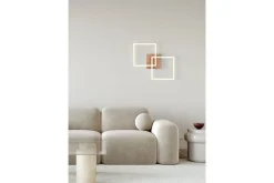 Trio Lighting Taklampe TRIO Trail 2-del, Kaffebrun