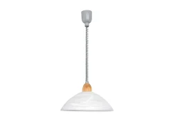 Eglo Kjøkkenlampe-Takpendel Lord 2 Sølv, Nikkel-Matt, Bok Sølv,Hvit