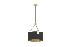 Kjøkkenlampe|Taklampe-Takpendel Eglo Tortola 1 Svart/Messing Svart,Messing
