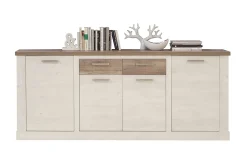 Sideboard & Skjenker-Talebi Skjenk 41x213 cm Brun,Hvit