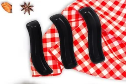 Tallerkener-Tallerkensett 3-pk Svart