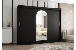 Garderober & Garderobesystem-Tallmo Garderobe Med Speil 250x200 cm Svart