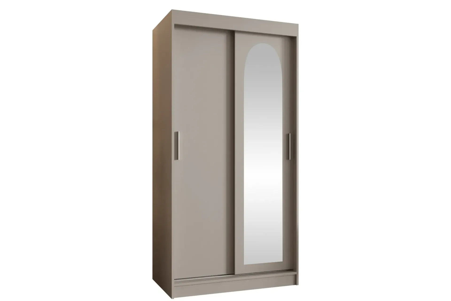 Garderober & Garderobesystem-Tallmo Garderobe Med Speil 100x200 cm Beige