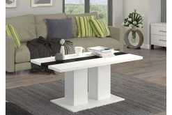 Sofabord-Tallow Soffbord 60 cm White Hvit