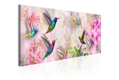 Tavle Colourful Hummingbirds (1 Part) Narrow 150X50