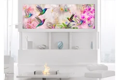 Tavle Colourful Hummingbirds (1 Part) Narrow 150X50