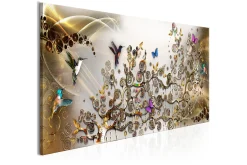 Tavle Hummingbirds Dance (1 Part) Gold Narrow 135X45