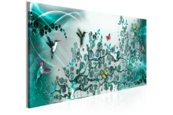 Tavle Hummingbirds Dance (1 Part) Turquoise Narrow 150X50