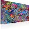 Lerretsbilder|Lerretsbilder-Tavle Map: Jackson Pollock Inspiration 120X80