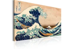 Tavle The Great Wave Off Kanagawa (Reproduction) 120X80