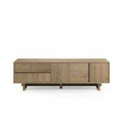 Tv-Benk & Mediabenk-Tavon TV-benk 180x55x45 cm Naturlig eik
