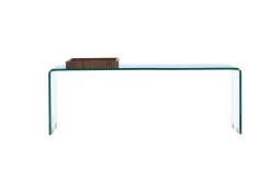 Venture Home Sofabord-Telemark Sofabord 110x50 cm Transparent
