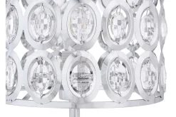 Bordlampe|Soveromslampe-Tenna Bordlampe 25 cm Sølv