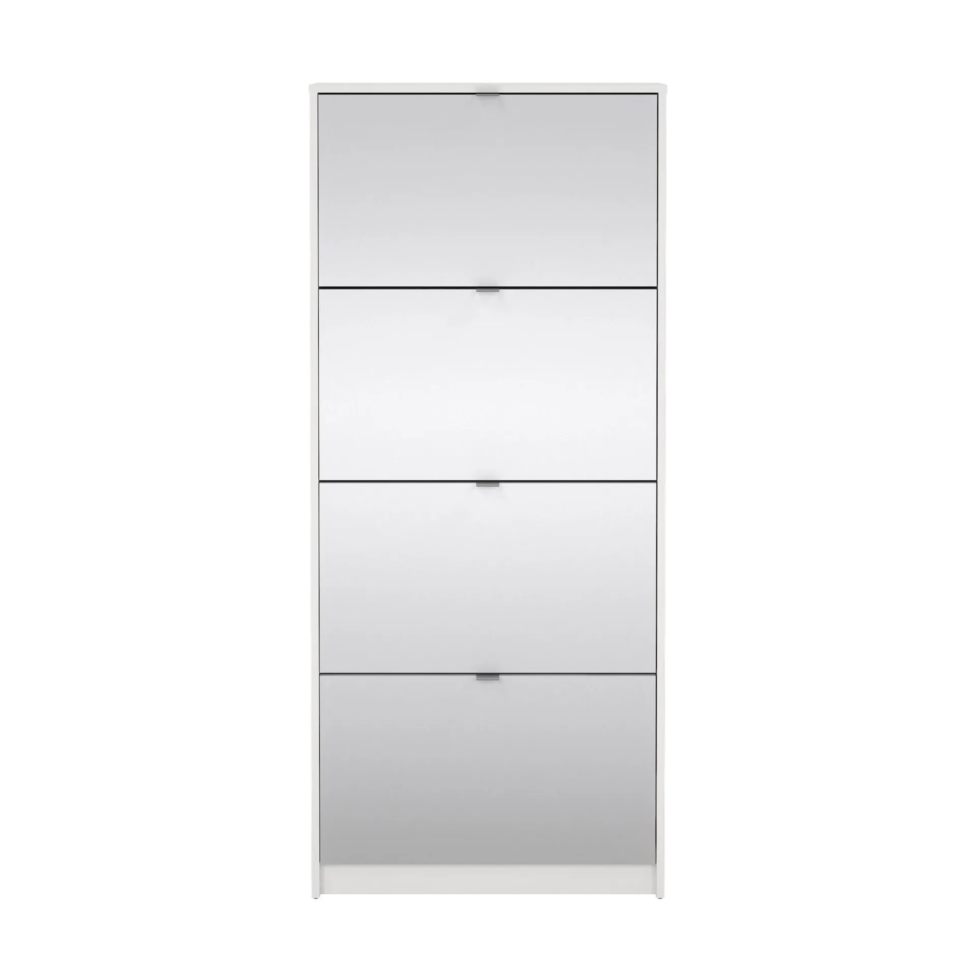 Tvilum Gangoppbevaring-Tenor Skoskap 4 rom 70x24x162 cm Hvit