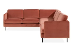 Teodin Hjørnesofa Fløyel