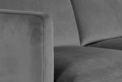 Hjørnesofa|Velour Sofa & Fløyel Sofa-Teodin Hjørnesofa med Divan Venstre Fløyel Lysegrå