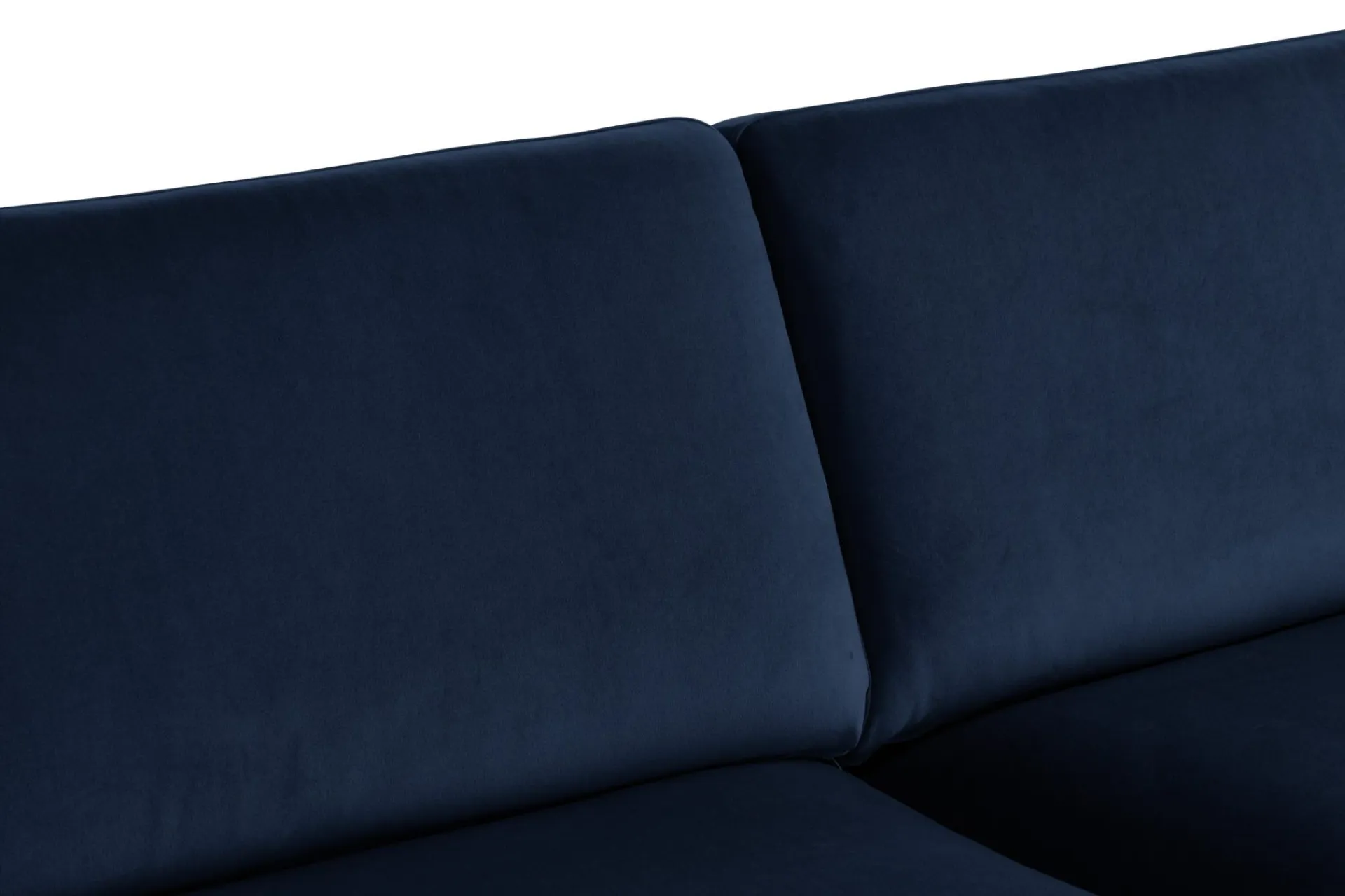 Velour Sofa & Fløyel Sofa|Sofa Med Sjeselong-Teodin 2,5-seters Fløyelssofa med Sjeselong Venstre Blå
