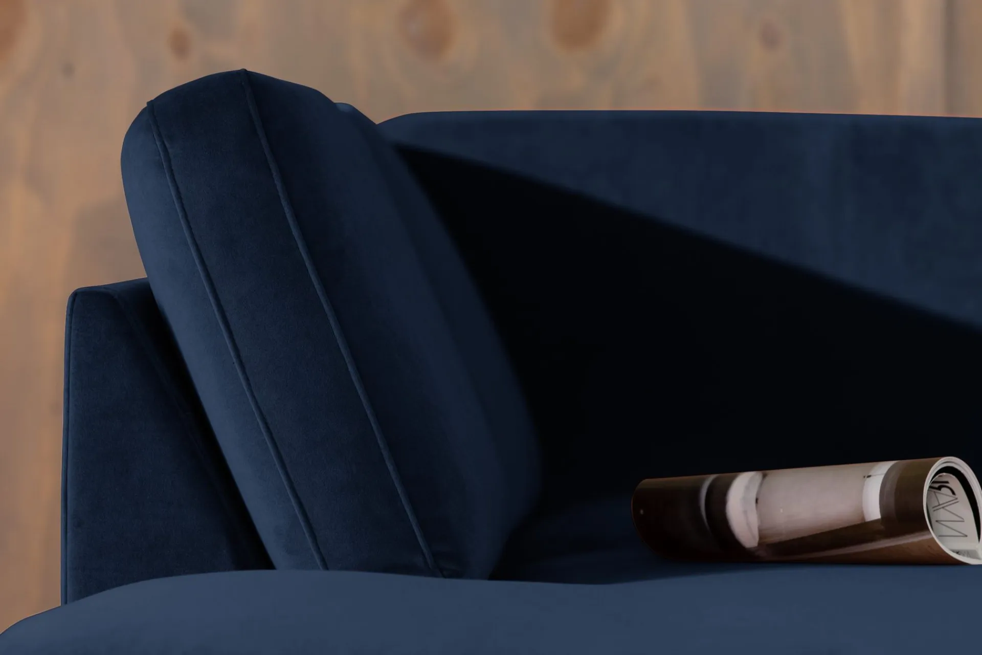 Velour Sofa & Fløyel Sofa|Sofa Med Sjeselong-Teodin 2,5-seters Fløyelssofa med Sjeselong Venstre Blå
