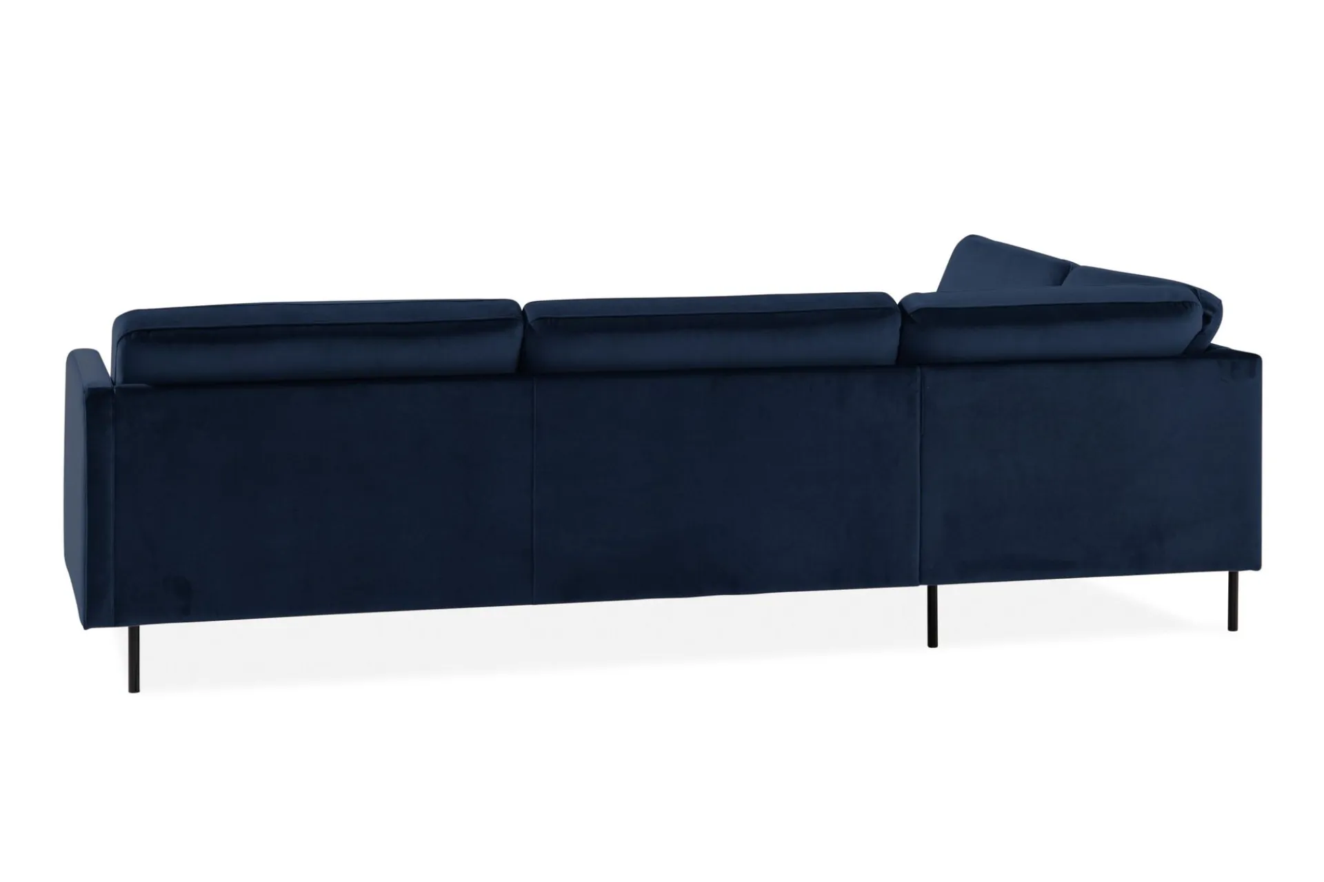 Velour Sofa & Fløyel Sofa|Sofa Med Sjeselong-Teodin 2,5-seters Fløyelssofa med Sjeselong Venstre Blå