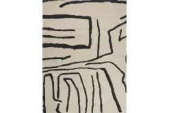 Flatvevde Tepper-Teppe Kolpur Beige,Svart