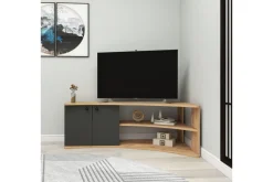 Tv-Benk & Mediabenk-Termera TV-benk 135 cm Brun,Antracit