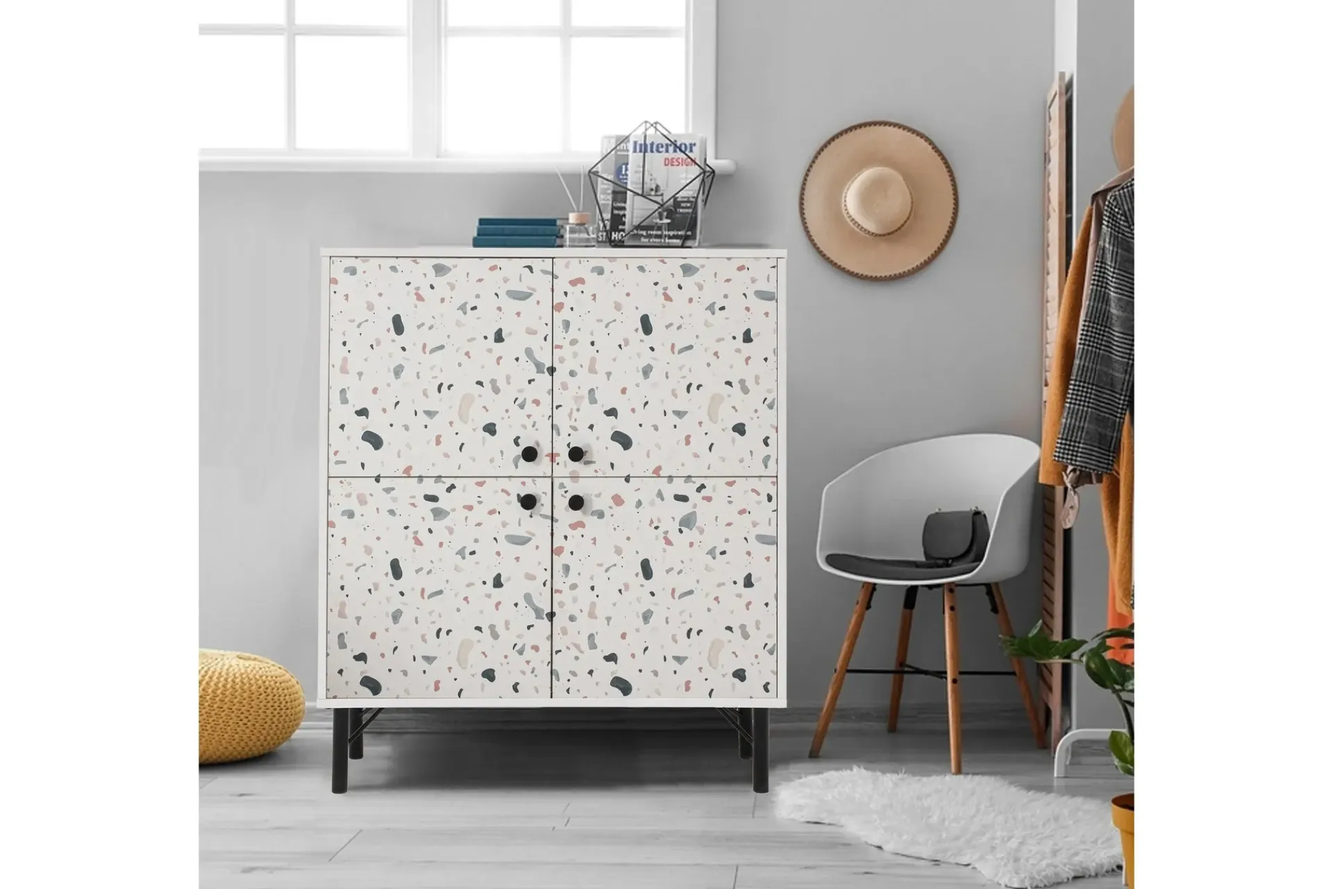 Terrazzo Highboard 95x111 cm