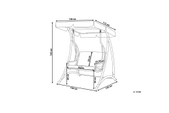 Hammocker-Tesero Hammock 146 cm Grey