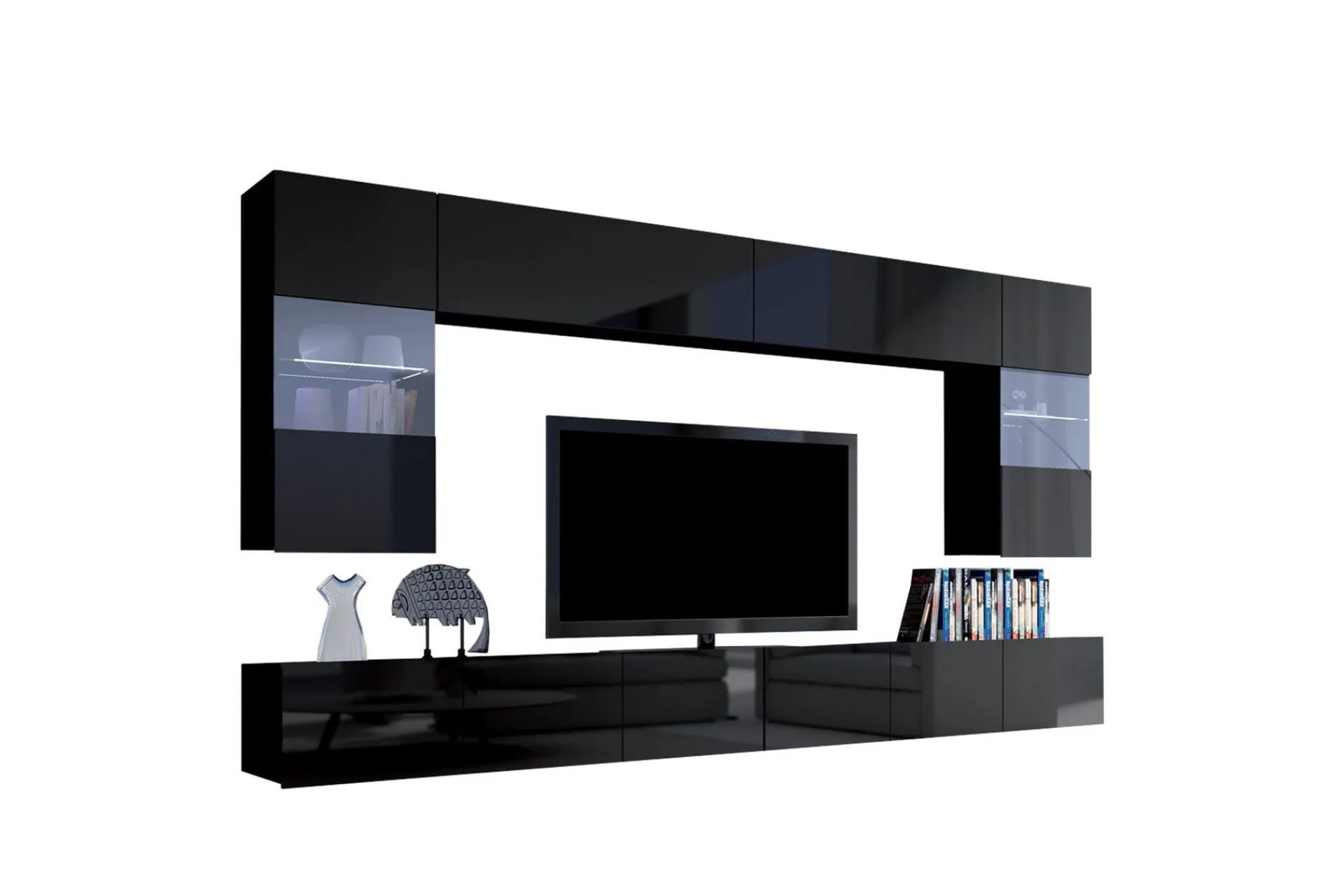 Concept 55 Tv-Møbelsett-Tessan TV-møbelsett Svart