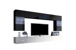 Concept 55 Tv-Møbelsett-Tessan TV-møbelsett Svart,Hvit