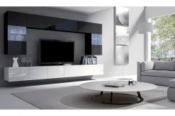 Concept 55 Tv-Møbelsett-Tessan TV-møbelsett Svart,Hvit