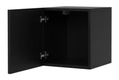Concept 55 Oppbevaringsskap|Skap-Tessan Veggskap 34 cm Svart/svart høyglans