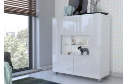 Concept 55 Vitrineskap|Skap-Tessan Vitrineskap 100x107 cm Hvit