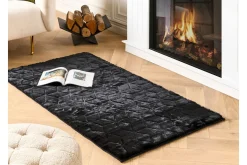 Skinn & Pelstepper-Thatta Skinnteppe 80x150 cm Svart