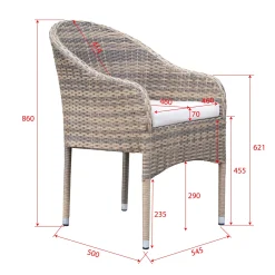 Comfort Garden Utelenestoler|Loungemøbler Salg-Thor lenestol utendørs Natur