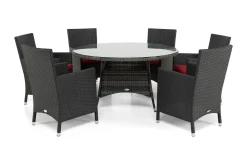 Comfort Garden Thor Spisegruppe Ø140+6 Thor Lyx Stoler
