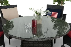 Comfort Garden Thor Spisegruppe Ø140+6 Thor Lyx Stoler