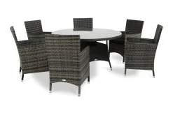Comfort Garden Thor Spisegruppe Ø140+6 Thor Stoler