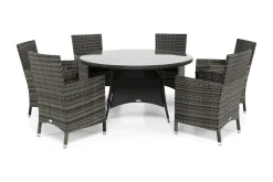 Comfort Garden Thor Spisegruppe Ø140+6 Thor Stoler