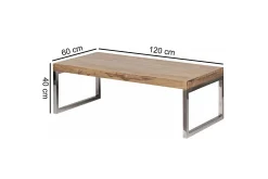 Wohnling Sofabord-Thuxton Sofabord 120 cm Tre/Natur