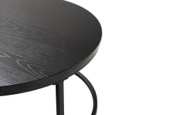 Basic Home Gangbord|Avlastningsbord-Thyra Sett med Runde Sofabord Svart