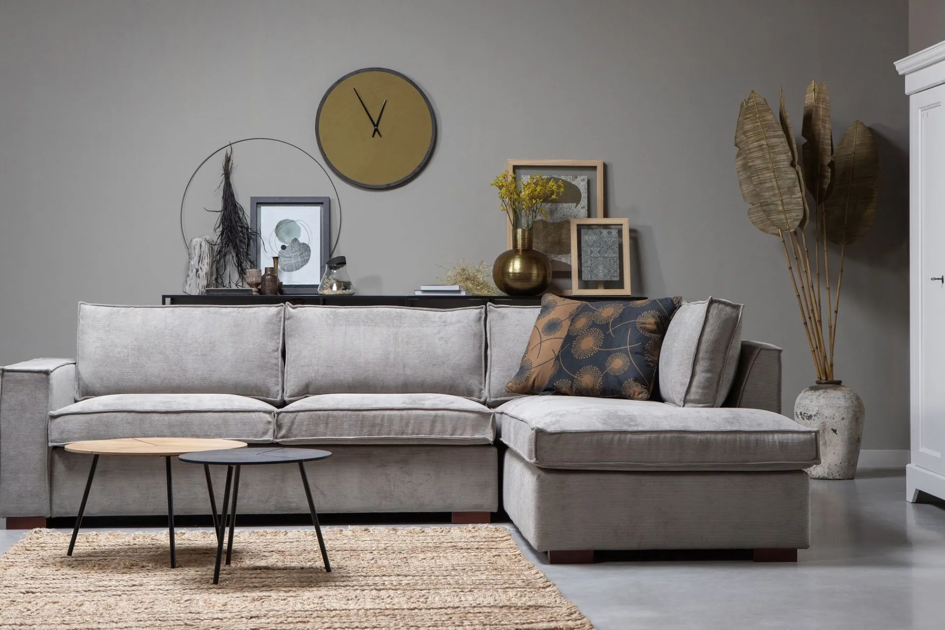 WOOOD Hjørnesofa-Tiahna Hjørnesofa Høyre Grey