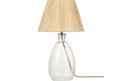 Bordlampe|Vinduslampe-Tila Bordlampe 54 cm E27 Transparent,Natur