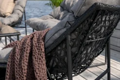 Venture Home Veranda & Terrasse|Loungesett-Tina Loungegruppe 4-seters Svart