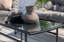 Venture Home Veranda & Terrasse|Loungesett-Tina Loungegruppe 4-seters Svart