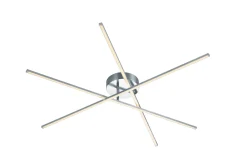 Trio Lighting Kjøkkenlampe|Taklampe-Tiriac Plafond LED nikkel Stål