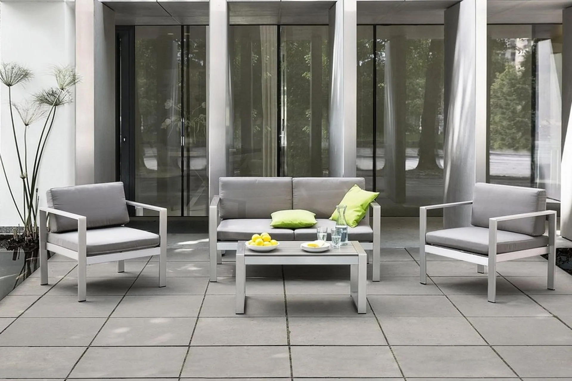 Lounge Sofa|Lounge Sofa-Tirrena Sofa 142 cm Lysegrå