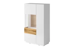 Sideboard & Skjenker-Tomeka Skjenk Hvit Høyblank,Hvit,Eik