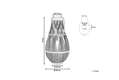 Tonga Lykt 39 cm