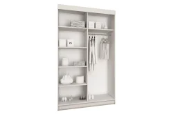 Garderober & Garderobesystem-Top Garderobe 100x62x200 cm Mørkt asketre