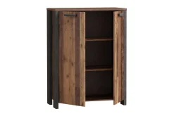 Sideboard & Skjenker-Torelles skjenk 74x153 cm Brun,Grey